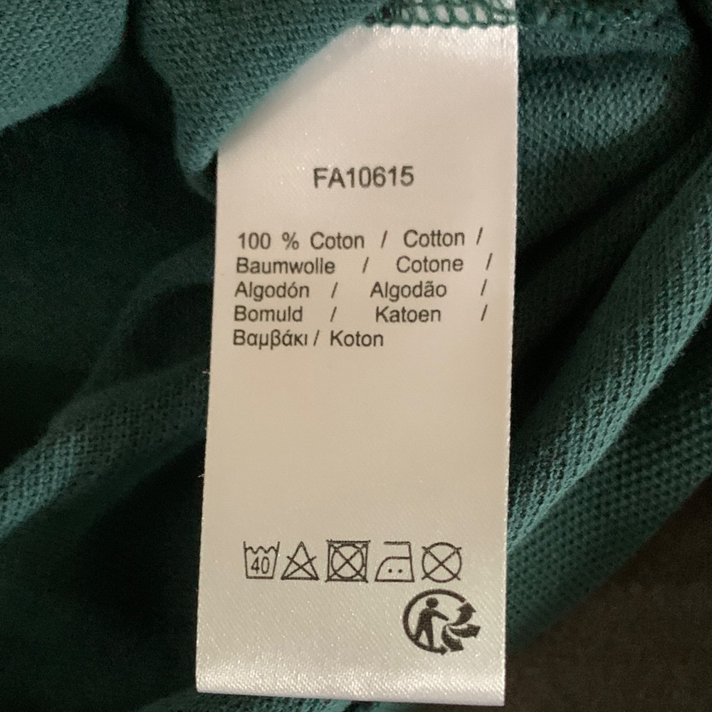 Lacoste Men's Green LS Polo Shirt - Picture 4 of 11
